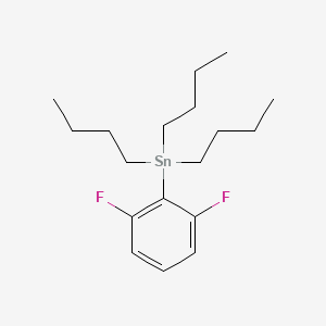 molecular formula C18H30F2Sn B2893058 2,6-二氟苯基三丁基锡 CAS No. 169192-62-5