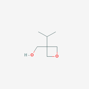 molecular formula C7H14O2 B2893100 [3-(Propan-2-yl)oxetan-3-yl]methanol CAS No. 97720-51-9