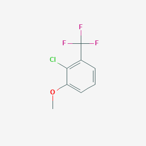 molecular formula C8H6ClF3O B2893101 2-Chloro-3-(trifluoromethyl)anisole CAS No. 886503-84-0