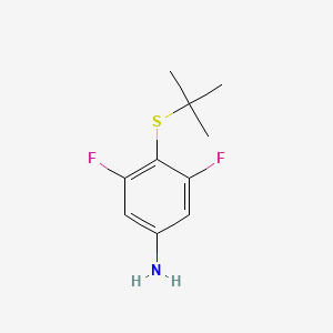 4-(Tert-butylsulfanyl)-3,5-difluoroaniline