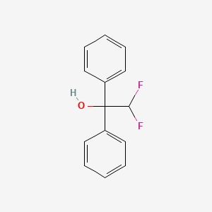 molecular formula C14H12F2O B2893140 2,2-Difluoro-1,1-diphenylethanol CAS No. 337-53-1