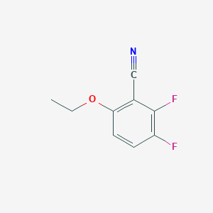 molecular formula C9H7F2NO B2893150 6-Ethoxy-2,3-difluorobenzonitrile CAS No. 1807084-14-5
