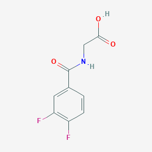 2-[(3,4-Difluorophenyl)formamido]acetic acid