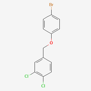 molecular formula C13H9BrCl2O B2893219 4-Bromophenyl-(3,4-dichlorobenzyl)ether CAS No. 889071-55-0