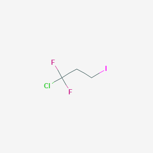 molecular formula C3H4ClF2I B2893252 1-Chloro-1,1-difluoro-3-iodopropane CAS No. 1909309-69-8