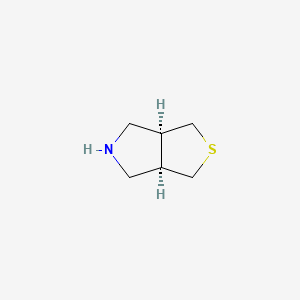 molecular formula C6H11NS B2893253 顺式-六氢-1H-噻吩[3,4-c]吡咯 CAS No. 741653-34-9