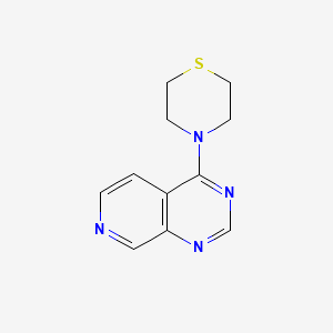 molecular formula C11H12N4S B2893256 4-(Pyrido[3,4-d]pyrimidin-4-yl)thiomorpholine CAS No. 2320505-68-6