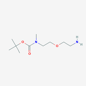 molecular formula C10H22N2O3 B2893261 叔丁基N-[2-(2-氨基乙氧基)乙基]-N-甲基氨基甲酸酯 CAS No. 436857-02-2