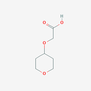 molecular formula C7H12O4 B2893305 2-(Oxan-4-yloxy)acetic acid CAS No. 160251-58-1