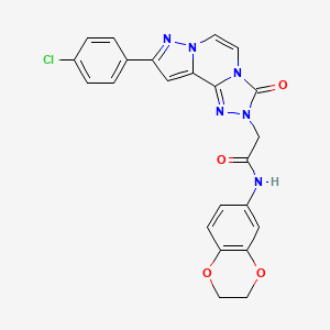 molecular formula C23H17ClN6O4 B2893366 Chembl4528954 CAS No. 1207036-26-7