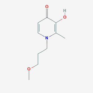molecular formula C10H15NO3 B2893387 3-hydroxy-1-(3-methoxypropyl)-2-methylpyridin-4(1H)-one CAS No. 135379-10-1