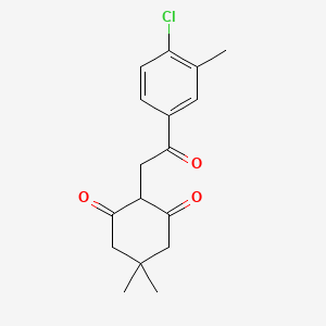 2-(2-(4-Chloro-3-methylphenyl)-2-oxoethyl)-5,5-dimethylcyclohexane-1,3-dione