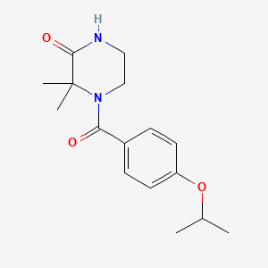 4-(4-Isopropoxybenzoyl)-3,3-dimethylpiperazin-2-one