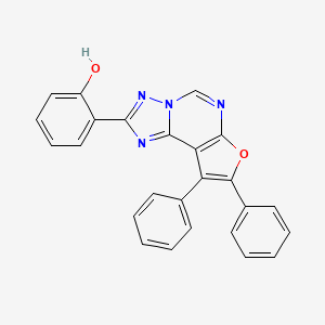 2-(8,9-Diphenylfuro[3,2-e][1,2,4]triazolo[1,5-c]pyrimidin-2-yl)phenol