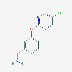 {3-[(5-Chloropyridin-2-yl)oxy]phenyl}methanamine