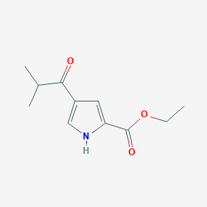 ethyl 4-(2-methylpropanoyl)-1H-pyrrole-2-carboxylate