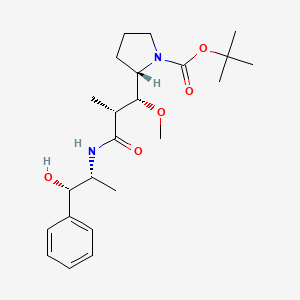 (S)-tert-butyl 2-((1R,2R)-3-(((1S,2R)-1-hydroxy-1-phenylpropan-2-yl)amino)-1-methoxy-2-methyl-3-oxopropyl)pyrrolidine-1-carboxylate