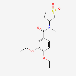 N-(1,1-dioxidotetrahydrothiophen-3-yl)-3,4-diethoxy-N-methylbenzamide