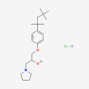 1-(Pyrrolidin-1-yl)-3-(4-(2,4,4-trimethylpentan-2-yl)phenoxy)propan-2-ol hydrochloride