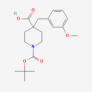 1-(tert-Butoxycarbonyl)-4-(3-methoxybenzyl)piperidine-4-carboxylic acid