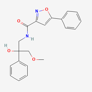 N-(2-hydroxy-3-methoxy-2-phenylpropyl)-5-phenylisoxazole-3-carboxamide
