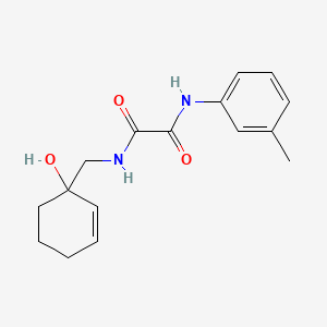 N-[(1-hydroxycyclohex-2-en-1-yl)methyl]-N'-(3-methylphenyl)ethanediamide
