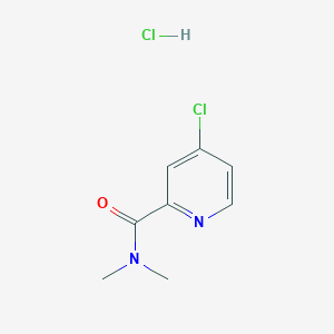 molecular formula C8H10Cl2N2O B2893508 4-氯-N,N-二甲基吡啶-2-甲酰胺盐酸盐 CAS No. 1909316-38-6