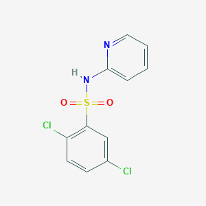 molecular formula C11H8Cl2N2O2S B2893514 ((2,5-二氯苯基)磺酰基)-2-吡啶胺 CAS No. 314051-88-2