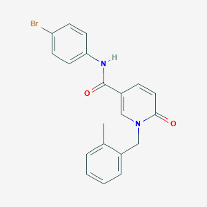 N-(4-bromophenyl)-1-(2-methylbenzyl)-6-oxo-1,6-dihydropyridine-3-carboxamide