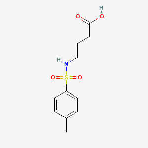 molecular formula C11H15NO4S B2893527 4-{[(4-Methylphenyl)sulfonyl]amino}butanoic acid CAS No. 1213-42-9