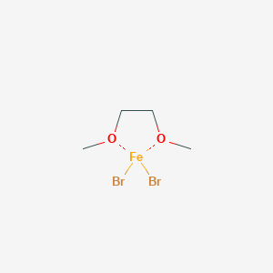molecular formula C4H10Br2FeO2 B2893531 Iron(II) bromide, dimethoxyethane adduct CAS No. 99611-53-7