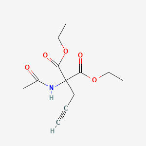 molecular formula C12H17NO5 B2893544 Diethyl 2-acetamido-2-prop-2-ynylpropanedioate CAS No. 61172-60-9