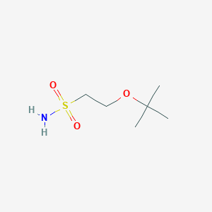 molecular formula C6H15NO3S B2893565 2-(Tert-butoxy)ethane-1-sulfonamide CAS No. 1341796-42-6