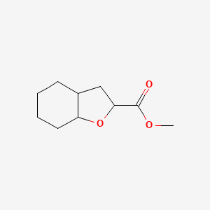 molecular formula C10H16O3 B2893591 Methyl octahydro-1-benzofuran-2-carboxylate CAS No. 2140305-77-5