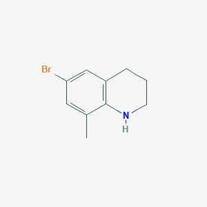 molecular formula C10H12BrN B2893596 6-Bromo-8-methyl-1,2,3,4-tetrahydroquinoline CAS No. 954563-85-0