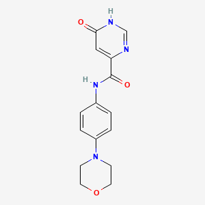 6-hydroxy-N-(4-morpholinophenyl)pyrimidine-4-carboxamide