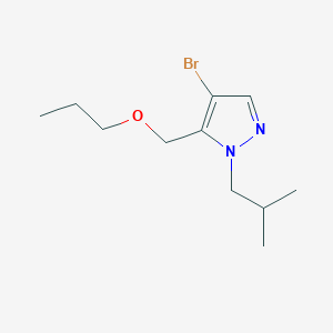 4-bromo-1-isobutyl-5-(propoxymethyl)-1H-pyrazole