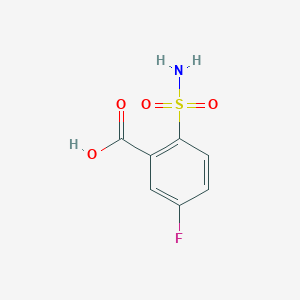 5-Fluoro-2-sulfamoylbenzoic acid