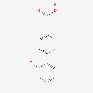2-[4-(2-Fluorophenyl)phenyl]-2-methylpropanoic acid
