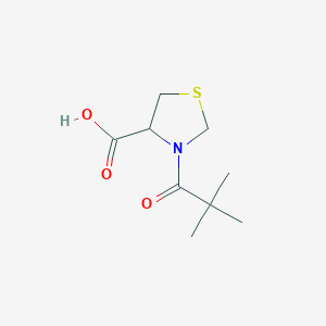 3-(2,2-Dimethylpropanoyl)-1,3-thiazolidine-4-carboxylic acid