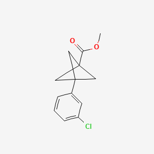 Methyl 3-(3-chlorophenyl)bicyclo[1.1.1]pentane-1-carboxylate