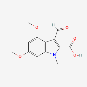 3-Formyl-4,6-dimethoxy-1-methylindole-2-carboxylic acid