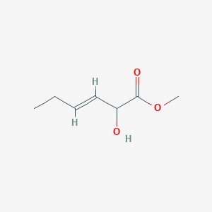 molecular formula C7H12O3 B2893691 Methyl 2-hydroxyhex-3-enoate CAS No. 1937348-13-4