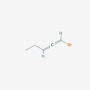 molecular formula C5H7Br B2893708 1-溴-戊-1,2-二烯 CAS No. 109182-79-8