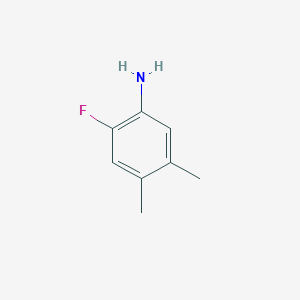 molecular formula C8H10FN B2893709 2-氟-4,5-二甲基苯胺 CAS No. 905275-81-2