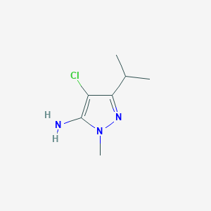 4-Chloro-3-isopropyl-1-methyl-1H-pyrazol-5-amine