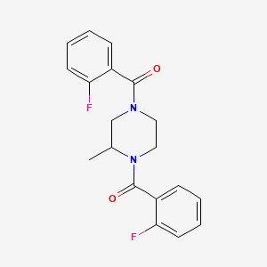 1,4-Bis(2-fluorobenzoyl)-2-methylpiperazine