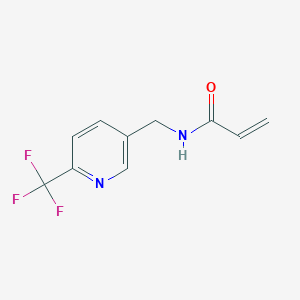 N-[[6-(Trifluoromethyl)pyridin-3-yl]methyl]prop-2-enamide