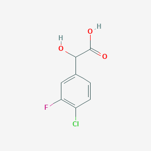 2-(4-Chloro-3-fluorophenyl)-2-hydroxyacetic acid