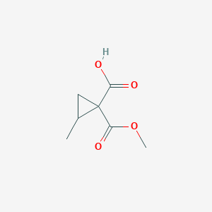 1-(Methoxycarbonyl)-2-methylcyclopropane-1-carboxylic acid